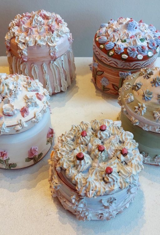 Nonparellirasiat, poltettu keramiikka